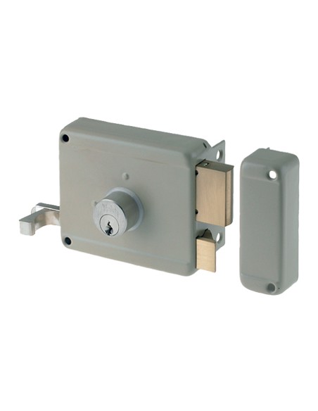 SERRATURA LEGNO APPLICARE 630 YALE C.TONDO FISSO M2+TIRANTE E.MM 50 SX