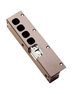 INCONTRO ELETTRICO 94080 MOTTURA ACCIAIO VERNICIATO  MM 21,45X52 H MM 46 SX