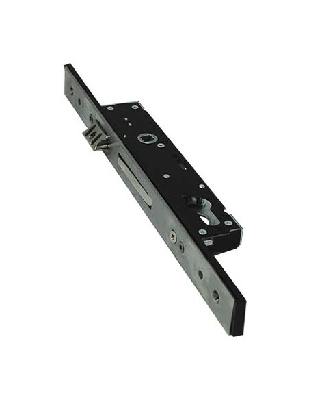 SERRATURA MONTANTE INFILARE 1400S OMEC B.Q INOX F.MM 25 F.SAGOM M1 SCR+Q8 E.MM 30