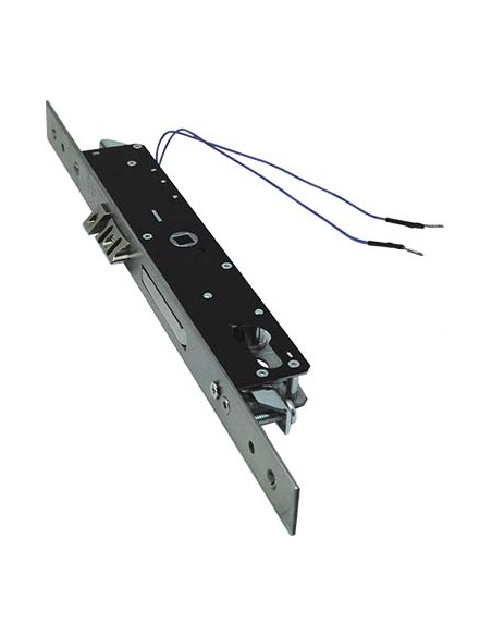 SERRATURA MONTANTE INFILARE ELETTRICA 1418Q OMEC B.Q INOX F.MM 25 F.SAGOM TRIP+M1+SCR+Q8 E.MM 30