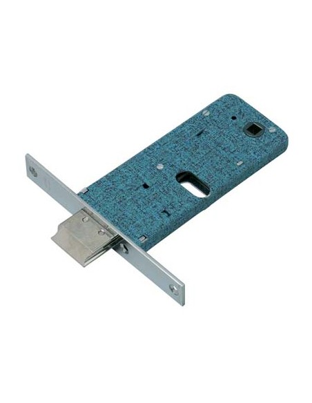 SERRATURA METALLO INFILARE 380 OMEC B.Q NICH F.MM 16 F.OVALE M1+SCR H.MM 64 E.MM 60