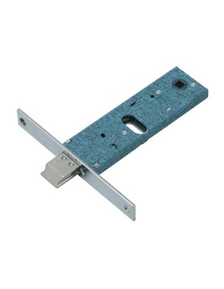 SERRATURA METALLO INFILARE 790 OMEC B.Q NICH F.MM 22 F.OVALE M1+SCR H.MM 44 E.MM 70
