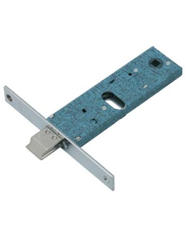SERRATURA METALLO INFILARE 890 OMEC B.Q NICH F.MM 16 F.OVALE M1+SCR H.MM 44 E.MM 80