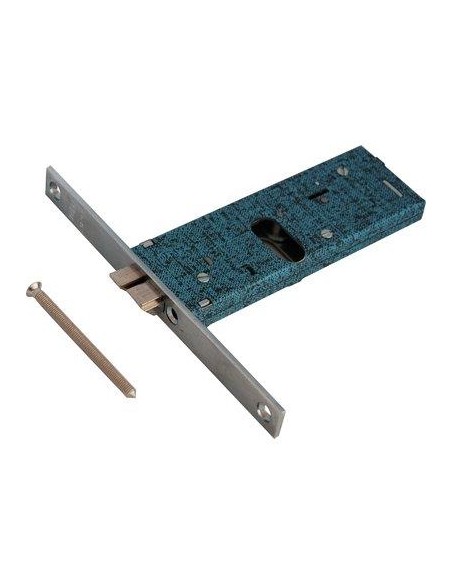 SERRATURA METALLO INFILARE ELETTRICA 399 OMEC B.Q NICH F.MM 16 F.OVALE+SCR H.MM 44 E.MM 60 DX