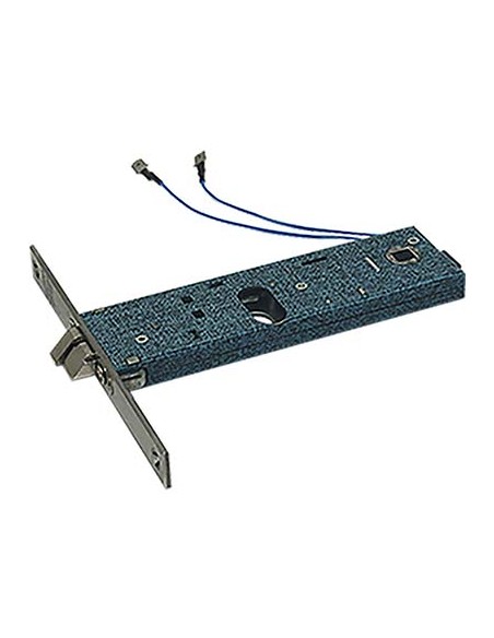 SERRATURA METALLO INFILARE ELETTRICA 799 OMEC B.Q NICH F.MM 16 F.OVALE+SCR H.MM 44 E.MM 70