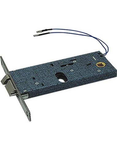 SERRATURA METALLO INFILARE ELETTRICA 788 OMEC B.Q NICH F.MM 16 F.OVALE M1+SCR H.MM 64 E.MM 70