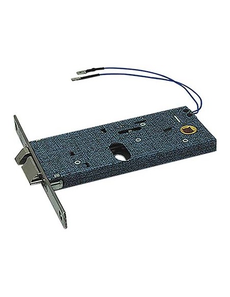 SERRATURA METALLO INFILARE ELETTRICA 788 OMEC B.Q NICH F.MM 16 F.OVALE M1+SCR H.MM 64 E.MM 70