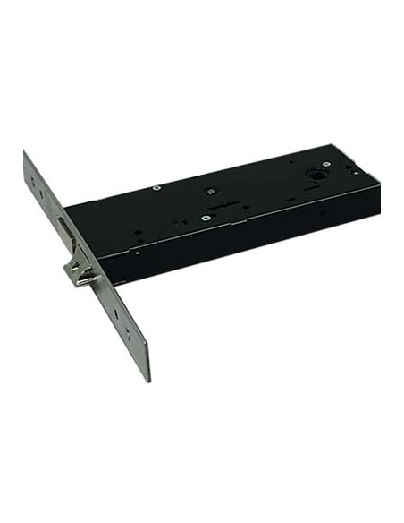 SERRATURA METALLO INFILARE 5940 OMEC B.Q INOX F.MM 25 DM M4+SCR H.MM 64 E.MM 90
