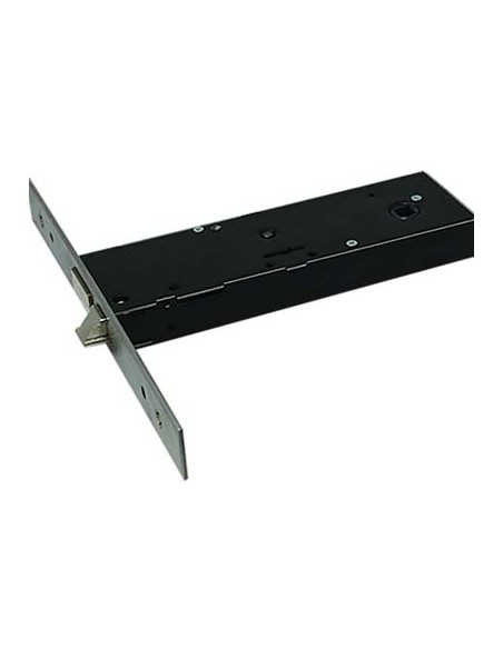 SERRATURA METALLO INFILARE 5950 OMEC B.Q INOX F.MM 25 DM M4+SCR H.MM 57 E.MM 90