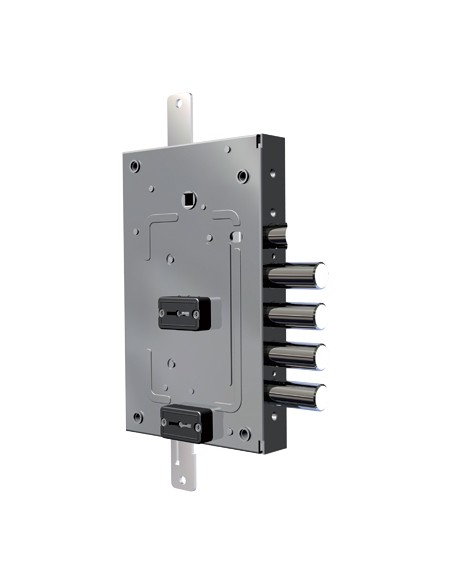 SERRATURA METALLO APPLICARE 2756 CR DM+DM M4 TRIPL+SCR IP.MM 28 E.MM 68 DX/SX