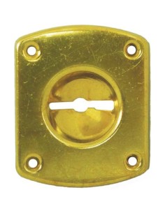 MOSTRINA RETTANGOLARE DOPPIA MAPPA 31 CR OTTONE INCAVO MM  8 MM 46X30