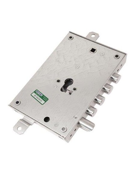 SERRATURA METALLO APPLICARE 85571AN MOTTURA F.SAGOM M2 TRIPL+SCR IP.MM 28 E.MM 63 DX SP.MM 10