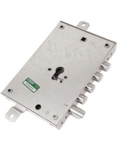 SERRATURA METALLO APPLICARE 85571AN MOTTURA F.SAGOM M2 TRIPL+SCR IP.MM 28 E.MM 63 SX SP.MM 10