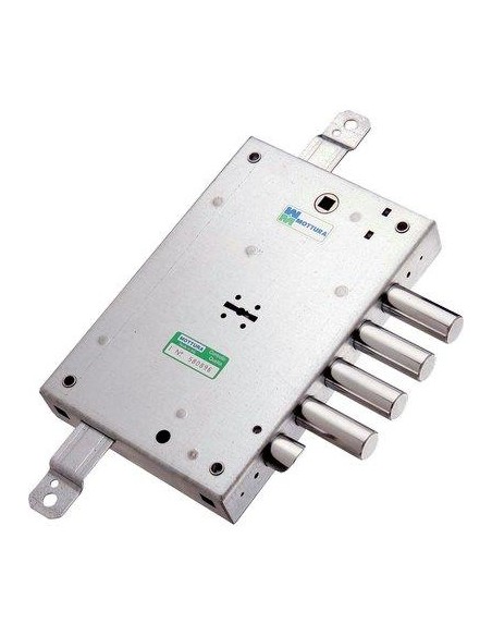 SERRATURA METALLO APPLICARE 52571 MOTTURA DM M4 TRIPL+SCR IP.MM 28 E.MM 63 DX