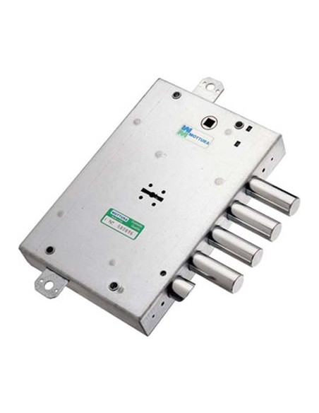 SERRATURA METALLO APPLICARE 52175 MOTTURA DM M4 TRIPL+SCR IP.MM 28 E.MM 60 DX/SX