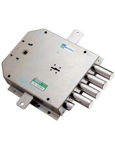 SERRATURA METALLO APPLICARE 50555 MOTTURA DM M4 TRIPL+SCR IP.MM 25 E.MM 60 DX