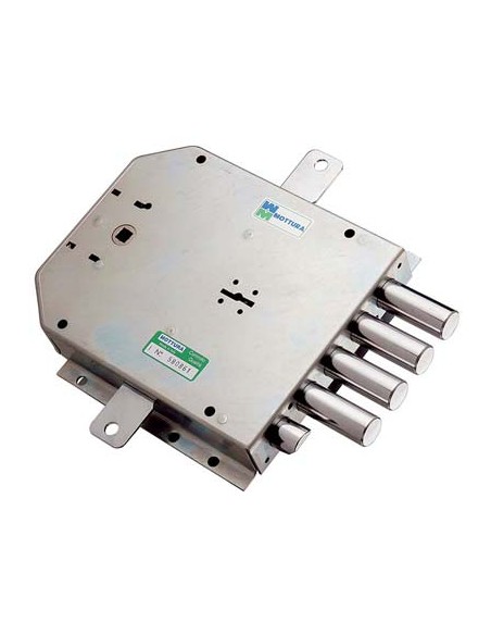 SERRATURA METALLO APPLICARE 50555 MOTTURA DM M4 TRIPL+SCR IP.MM 25 E.MM 60 SX