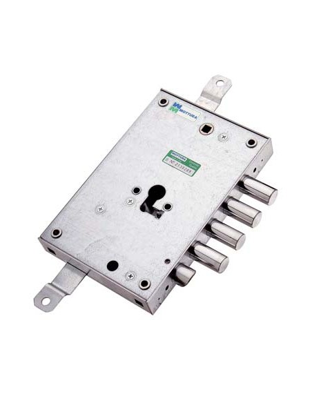 SERRATURA METALLO APPLICARE 85571 MOTTURA F.SAGOM M2 TRIPL+SCR IP.MM 28 E.MM 63 DX