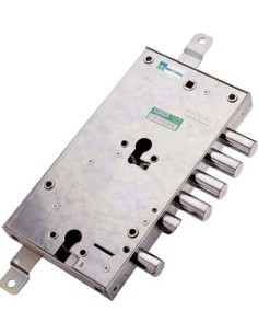 SERRATURA METALLO APPLICARE 85595 MOTTURA DOPPIO F.SAGOM M2 TRIPL+SCR IP.MM 28 E.MM 63 DX