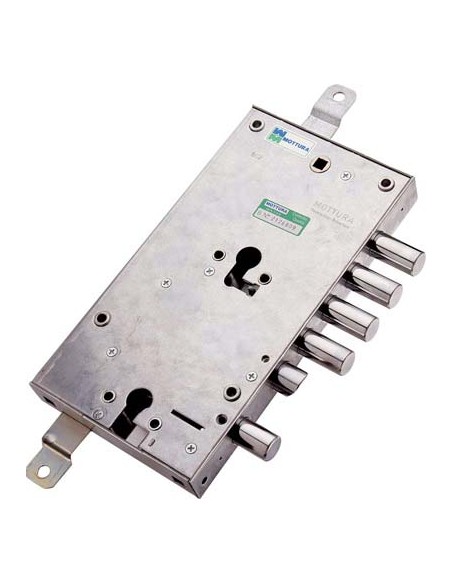 SERRATURA METALLO APPLICARE 85595 MOTTURA DOPPIO F.SAGOM M2 TRIPL+SCR IP.MM 28 E.MM 63 SX