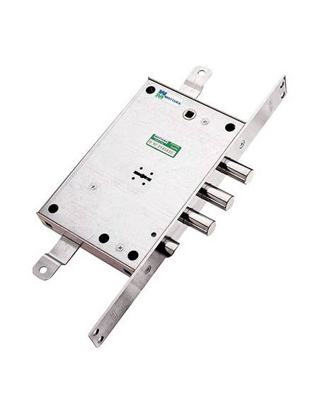 SERRATURA METALLO INFILARE 52771 MOTTURA DM M4 TRIPL+SCR IP.MM 37 E.MM 63 DX/SX