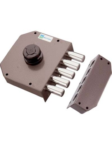 SERRATURA LEGNO APPLICARE 30601 MOTTURA C.POMPA M4+POMOLO E.MM 63 DX