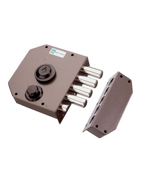 SERRATURA LEGNO APPLICARE 30610 MOTTURA C.POMPA M4+SCR E.MM 63 DX