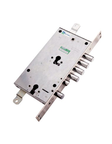SERRATURA METALLO INFILARE 85795 MOTTURA DOPPIO F.SAGOM M2 TRIPL+SCR IP.MM 28 E.MM 63 DX