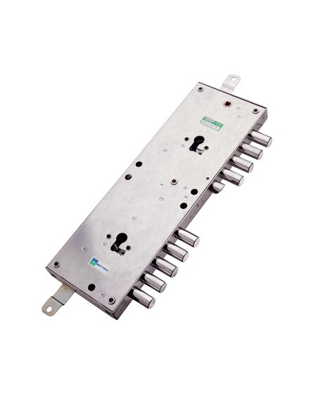 SERRATURA METALLO APPLICARE 85574 MOTTURA DOPPIO F.SAGOM M2 TRIPL+SCR IP.MM 28 E.MM 63 DX