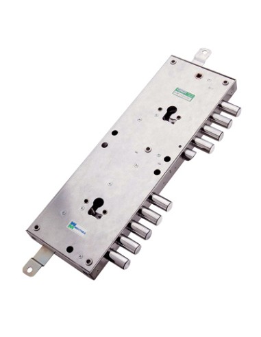 SERRATURA METALLO APPLICARE 85574 MOTTURA DOPPIO F.SAGOM M2 TRIPL+SCR IP.MM 28 E.MM 63 SX