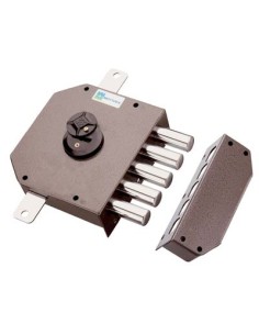 SERRATURA LEGNO APPLICARE 20520 MOTTURA DM M4 TRIPL E.MM 60 DX