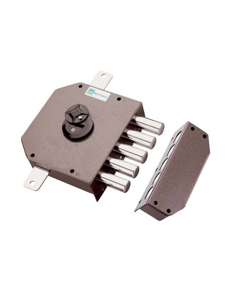 SERRATURA LEGNO APPLICARE 20520 MOTTURA DM M4 TRIPL E.MM 60 DX