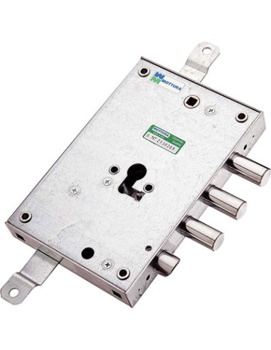 SERRATURA METALLO APPLICARE 85571 MOTTURA F.SAGOM M2 TRIPL+SCR IP.MM 37 E.MM 63 DX