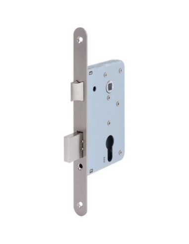 SERRATURA CANCELLO INFILARE 052501 WELKA B.T ZINC F.MM 20 F.SAGOM M2+SCR+Q8 E.MM 50