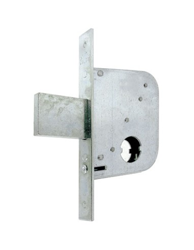 SERRATURA CANCELLO INFILARE 071454 WELKA B.Q ZINC F.MM 22 F.TONDO M2 E.MM 45 C.MM 68