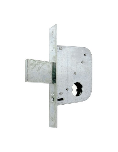 SERRATURA CANCELLO INFILARE 071454 WELKA B.Q ZINC F.MM 22 F.TONDO M2 E.MM 45 C.MM 68