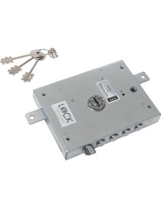SERRATURA METALLO APPLICARE IMB 611 DIERRE ATRA DM M4 TRIPL+SCR IP.MM 28 E.MM 60 DX