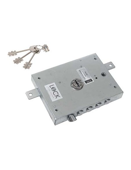 SERRATURA METALLO APPLICARE IMB 711 DIERRE ATRA DM M4 TRIPL+SCR IP.MM 28 E.MM 70 SX