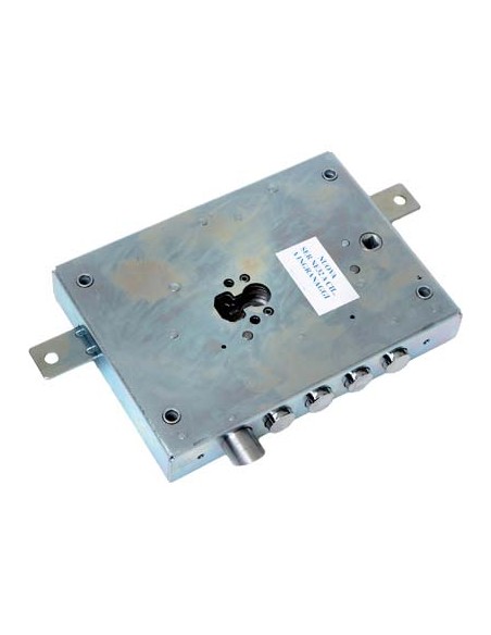 SERRATURA METALLO APPLICARE IMB NE42 DIERRE ATRA F.SAGOM M4 TRIPL+SCR IP.MM 28 E.MM 70 DX