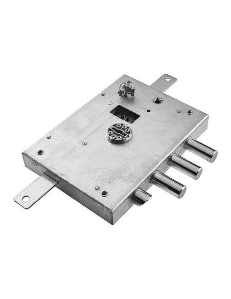 SERRATURA METALLO APPLICARE IMB 714 DIERRE ATRA DM M4 TRIPL+SCR IP.MM 37 E.MM 70 DX