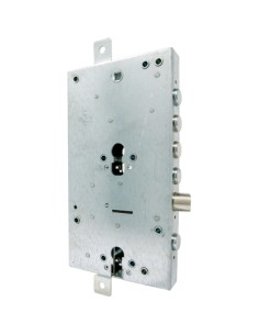 SERRATURA METALLO APPLICARE 50228 CIPIERRE DOPPIO F.SAGOM M2 TRIPL+SCR IP.MM 28 E.MM 63 DX/SX