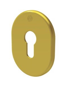 MOSTRINA PORTA BLINDATA 4302 SECUREMME F.SAGOM OTTONE LUCIDO MM 62X82