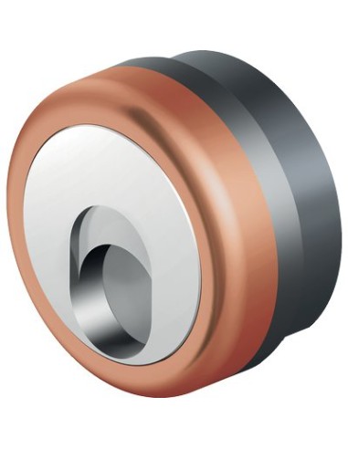 DEFENDER MAGNETICO MRM503 HAND DISEC INOX OTTONE BRONZATO F.SAG I.MM 31 D.MM 50 H.MM 15