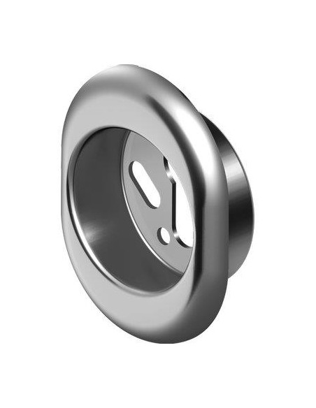 BOCCHETTA ANTISTRAPPO DEFENDER MRM500 DISEC CROMO SATINATO I.MM 38/31 D.MM 50 H.MM 20