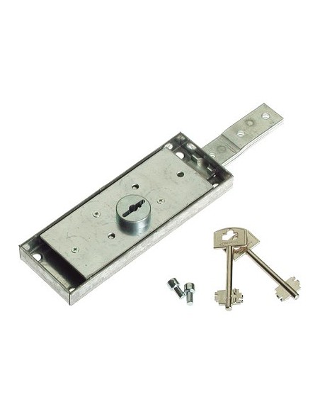 SERRATURA SERRANDA APPLICARE 2215 SECUREMME DM C.PIEGATO LATERALE DX