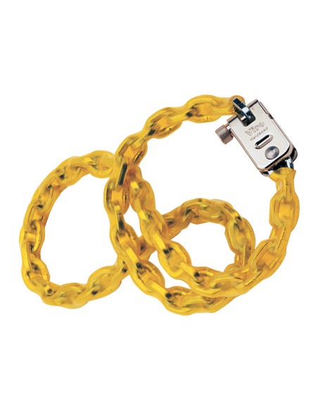 CATENA SICUREZZA CEMENTATA QUADRA + LUCCHETTO VIRO + GUAINA MM 5,5 L.CM  60