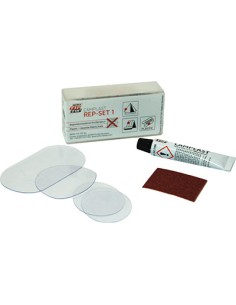 RIPARAZIONE TIPTOP KIT CAMPLAST REP-SET 1 REMA PVC PU TESSUTI  PEZZE 3 + ACCESSORI