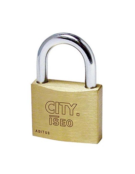 LUCCHETTO ADITUS ISEO OTTONE ARCO CROMATO CHIAVI 2 MM 30