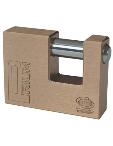 LUCCHETTO RETTANGOLARE YALE/CORBIN OTTONE CHIAVI 2 MM 50