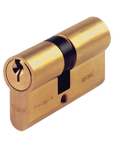 CILINDRO SAGOMATO 700 VIRO OTTONE CHIAVI 3 CAMMA DIN MM 80 27+53